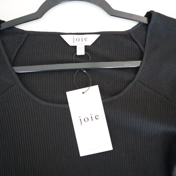 Joie DR035187881 Women's Sz S Black Racine Silk Square Neck Maxi Dress - Picture 6 of 9